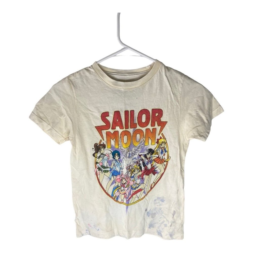 Vintage Sailor Moon Size Women’s Small Graphic T-Shirt USED
